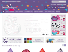 Tablet Screenshot of fotoliibeanbags.ro